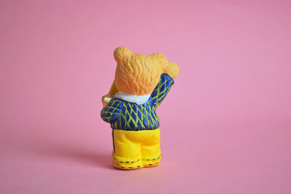 figurka miś lata 90 millenium vintage