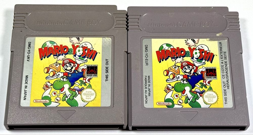 Mario And Yoshi Nintendo Game Boy Classic