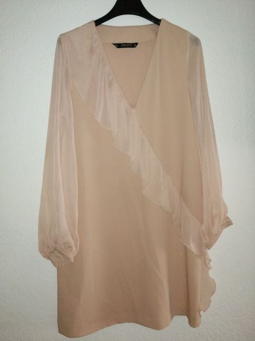 Vestido xs Zara cor rosa