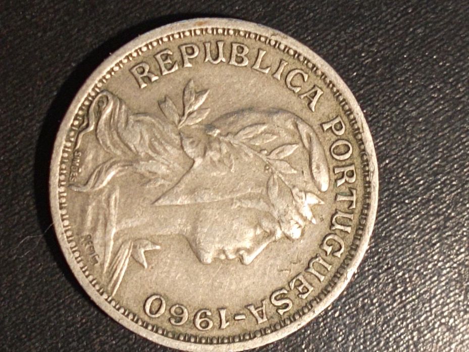 50 centavos - Republica Portuguesa	1960 - Portugal -  Soberba