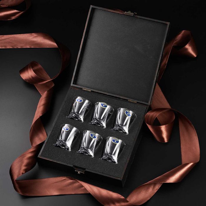 Набор стаканов для алкоголя в коробке мужчине на подарок