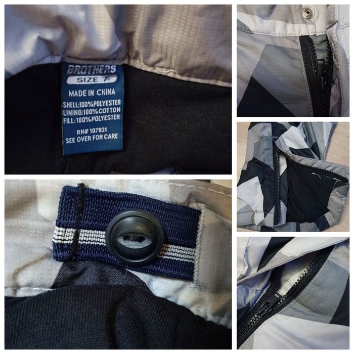 Зимові  еврозима штани комбінезон полукомбінезон 6-7р.