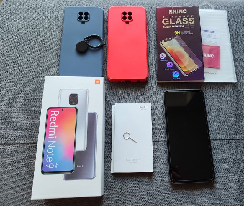Xiaomi Redmi Note 9 Pro Glacier White 6/64 dual sim etui szkło hartowane