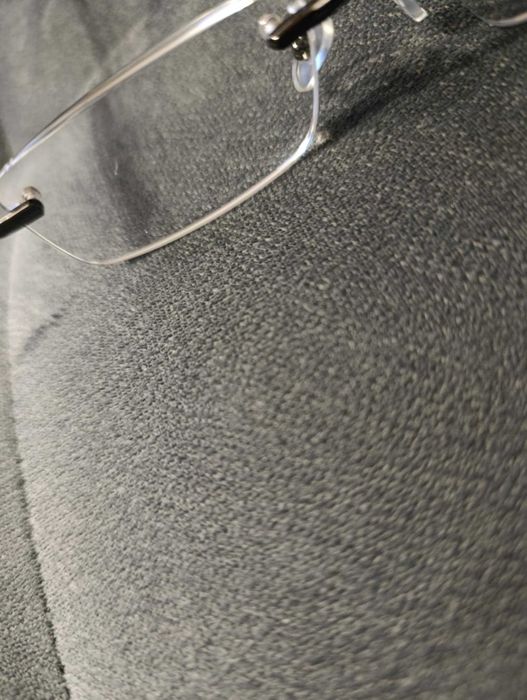 Okulary do czytania prostokątne szkła bez oprawek +2,5 z etui