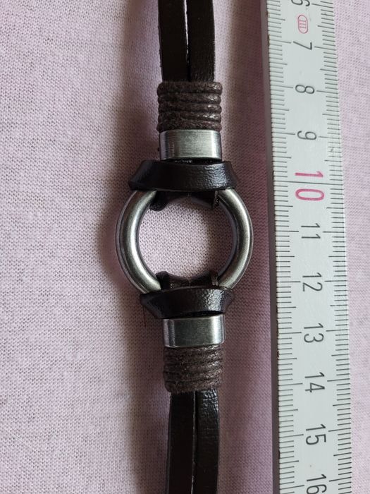 Bransoleta skórzana