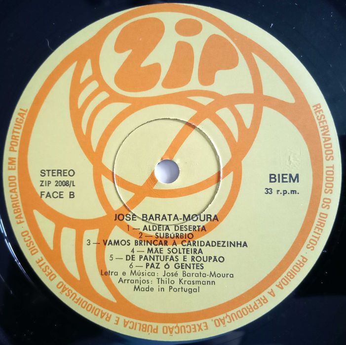 José Barata Moura	- - - - -	José Barata Moura	- - - - -	LP