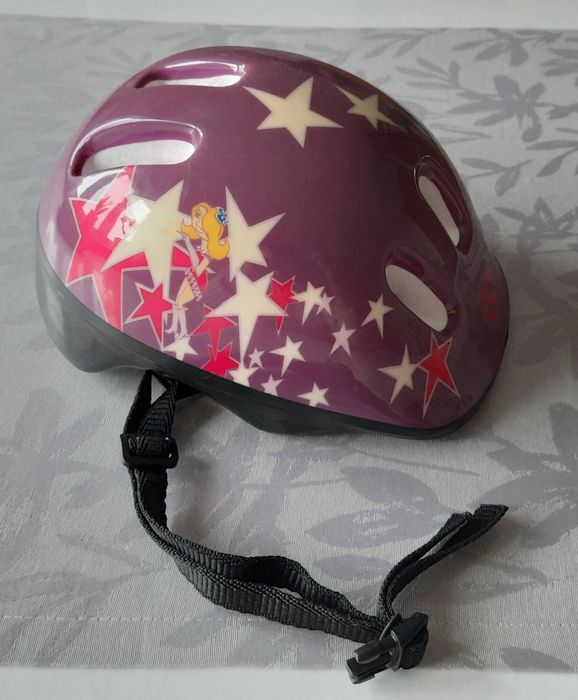 Kask dziewczęcy rowerowy
