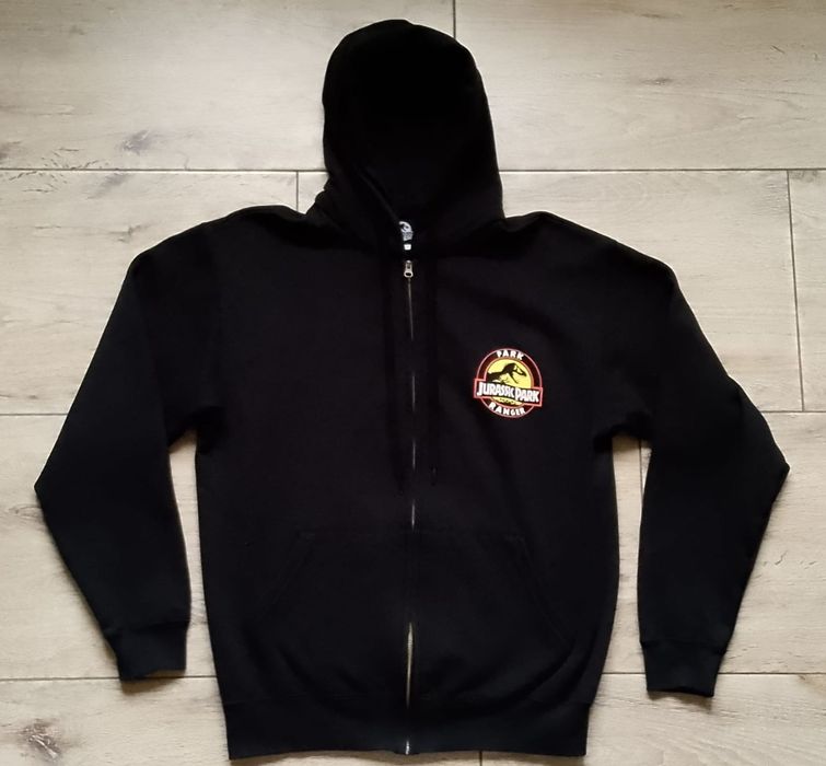Зіпка Jurassic Park худі толстовка чорна чоловіча розмір М