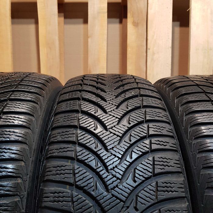 Michelin Alpin A4 205/55/16 7.5-6.5мм Шини Зимові (4шт) з Європи б/в