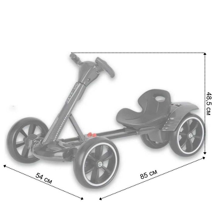 Дитячий електрокарт з пультом керування Spoko SP-V17 6V4,5