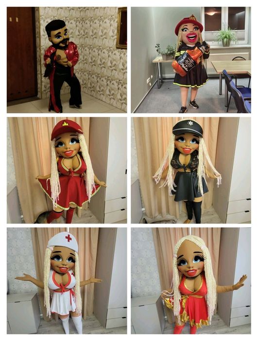 Żywa maskotka dla dorosłych Pedro i Kobietki do zadań specjalnych