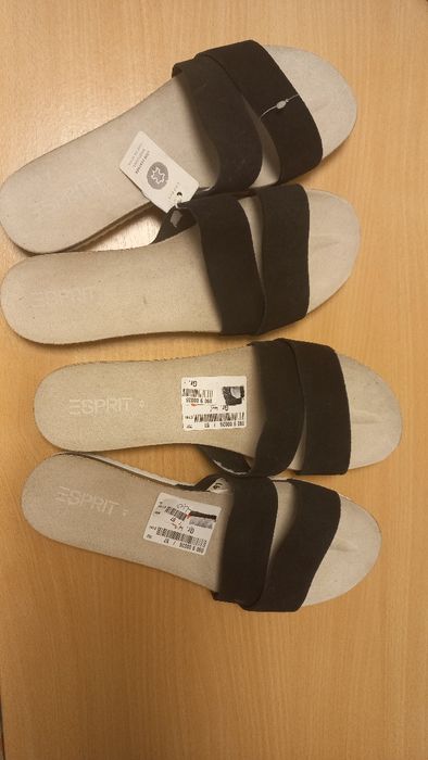Шльопанці Esprit 40, нові, замш