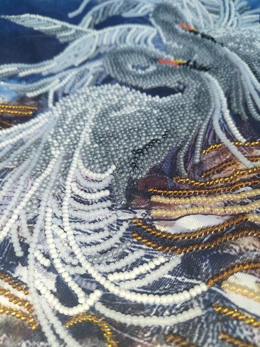 Картина вышитая чешским бисером