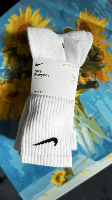 Шкарпетки Nike Sx7664-100 Sx4719-101 оригінал 34-38 42-46 46-50