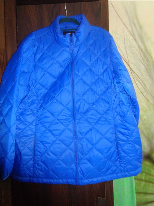 Kurtka pikowana w kolorze kobaltu