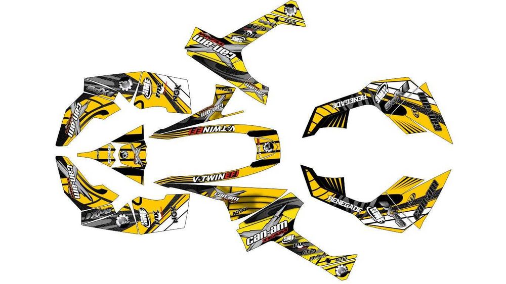 Наклейки BRP can-am Outlander Renegade Com Maverick X3 500 800 1000 DS