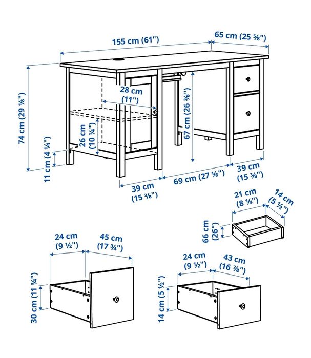 Biurko IKEA Hemnes/dostawa