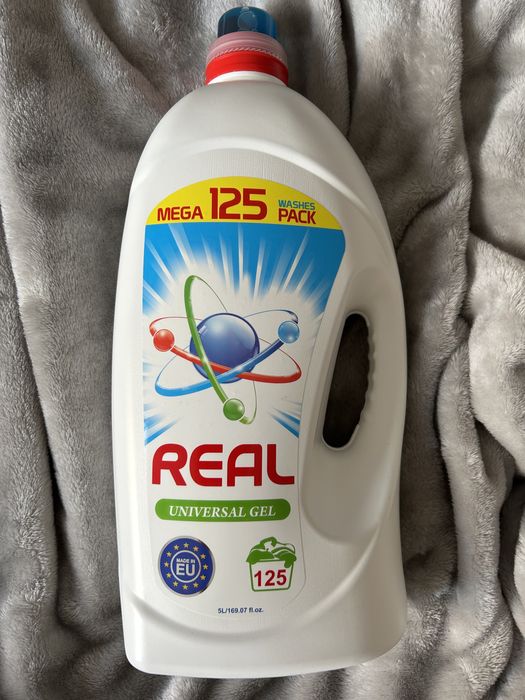 NOWOŚĆ Żel do prania REAL 5 litrów gęsty wydajny PROMOCJA ! 125 prań!