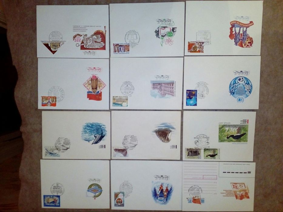 Конверты с гашением «Первого дня»