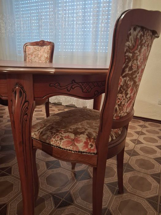 sala de jantar de luxo em cerejeira - estado impecável (como novo)