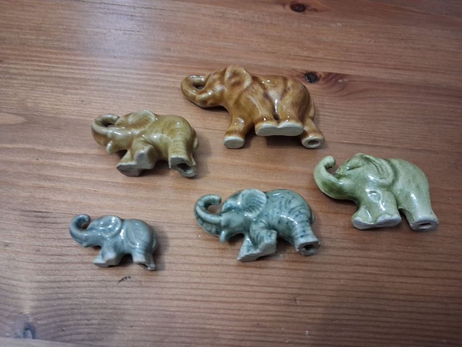 Ceramiczne słoniki