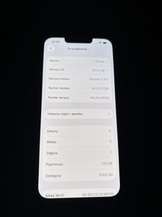 Iphone 13 Pro 128GB 80%