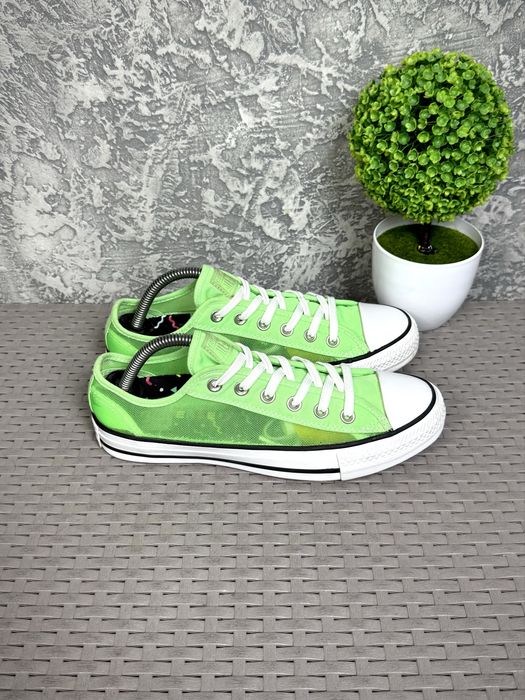 Converse All Star кеды кроссовки 39-40 размер спортивные зеленые