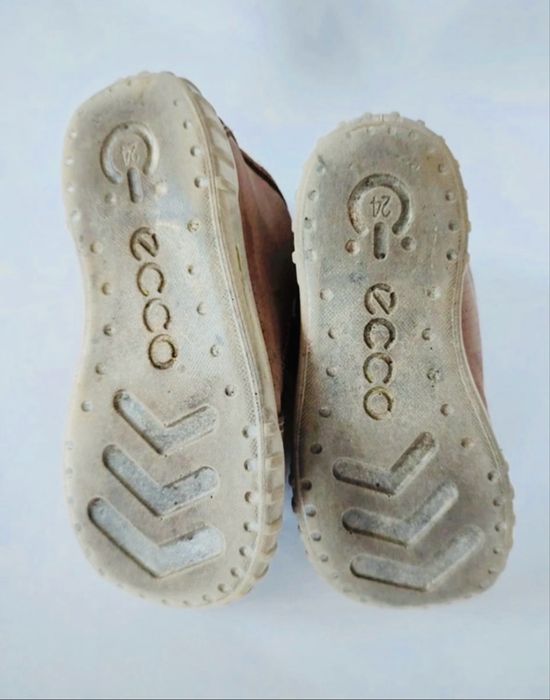 Ecco buty buciki trzewiki 24 skórzane brązowe bata mrugała befado