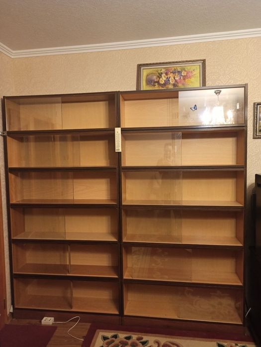 Книжкові полиці для вітальні