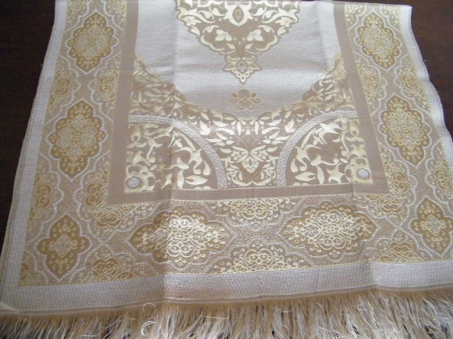 Bieżnik/ kilim złoto-beżowy