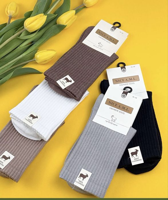 Теплі носочки кашемір ціна від 55грн/пару