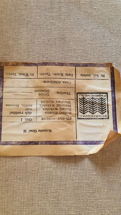 Krzesło Swarzedzka Fabryka Mebli 50zl szt.