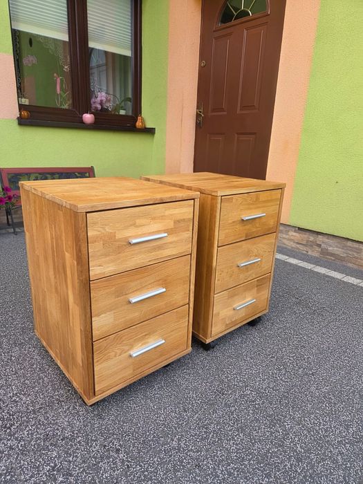 Szafki dębowe lite drewno