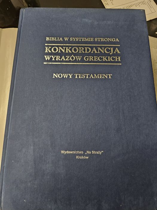 Konkorrdacja wyrazów greckich nowy testament