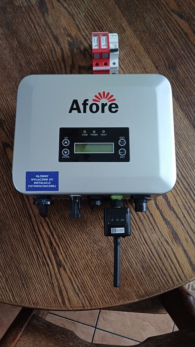 Falownik inwerter Afore jednofazowy + zabezpieczenia przepięcia
