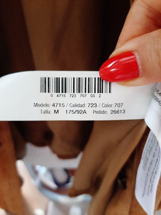 Massimo Dutti kamizelka ze skóry naturalnej r.M.