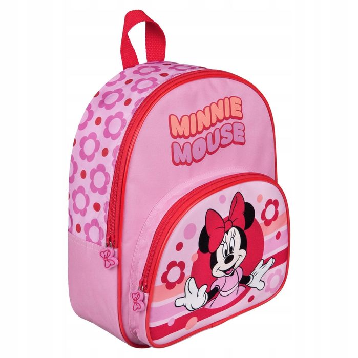 Plecak Minnie Mouse Różowy Dziecięcy Do Przedszkola Szkoły Wycieczki