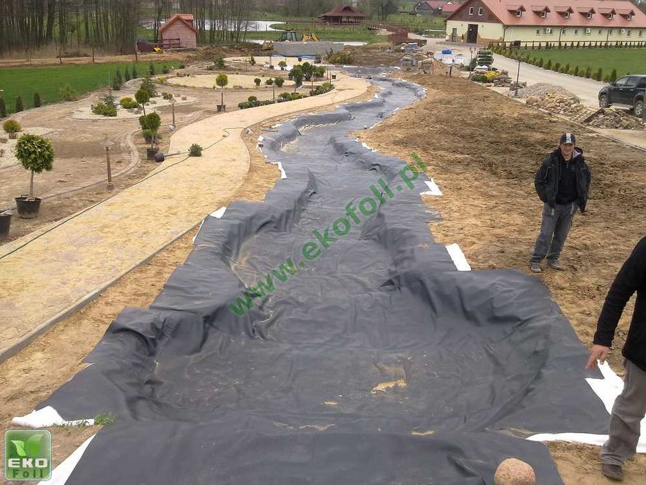 Folia PCV, PVC 1,1mm do oczek wodnych, na staw, GEOMEBRANA | EKOFOLL