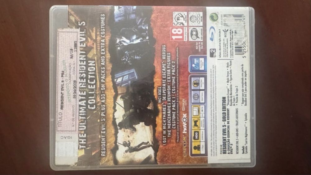 Resident evil 5 gold edition ps3