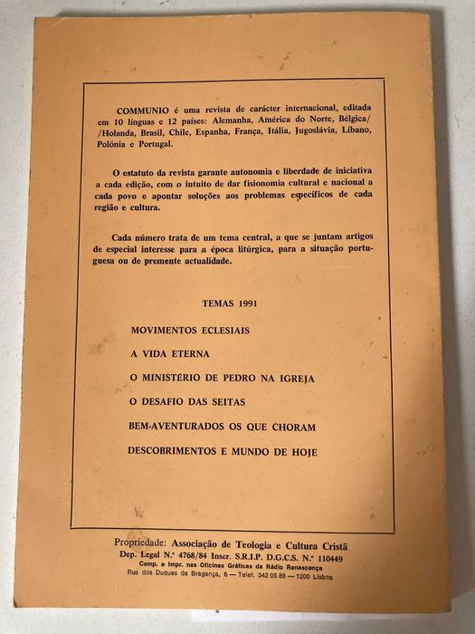 Revista Católica Internacional (Communio) - Nº4 (ctt editorial grátis)