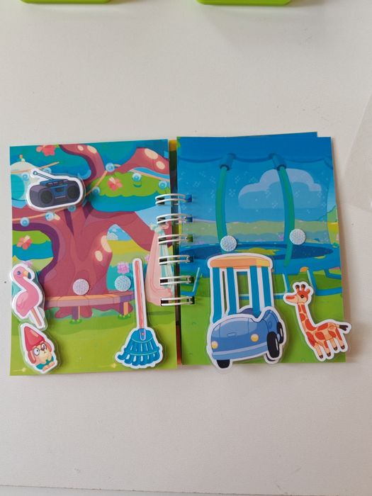 Mini Bluey ksiazeczka do zabawy na rzepy