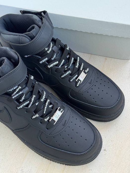 Кеды Nike Air Force 1 x Supreme Mid Размер: 44 [28см] — zdjęcie 3