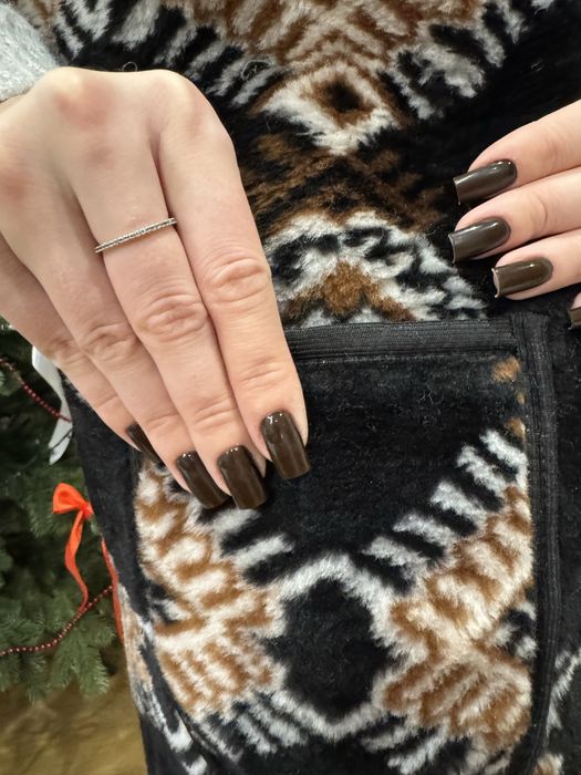 Довга жилетка-пальто з овчинки