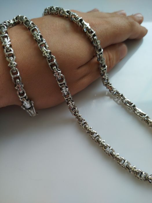 Срібний набір ~100г ланцюжок +ладанка цепочка серебряная+ладанка набор