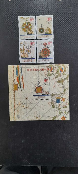 Rosa dos Ventos das Antigas Cartas Náuticas Portuguesas