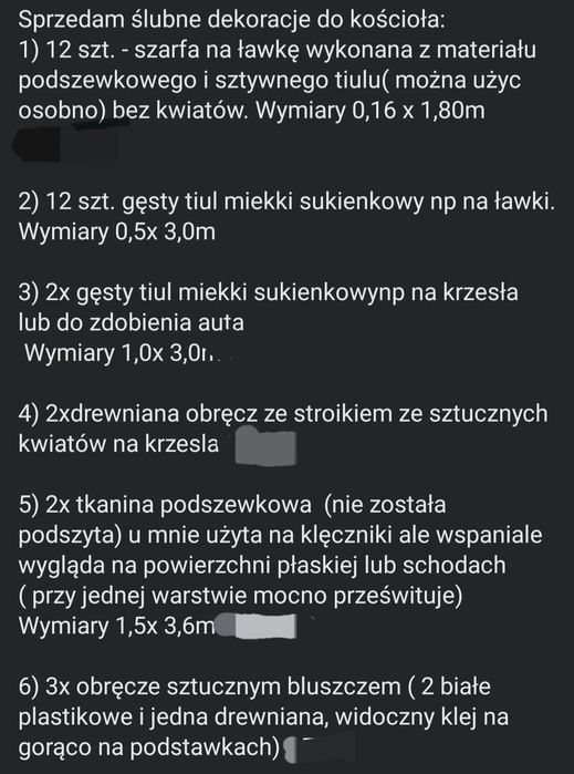 Dokoracja, kościół, ślub,wystrój,wesele