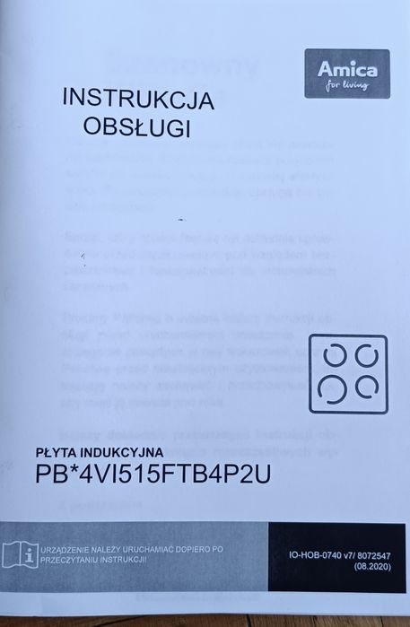 Płyta indukcyjna Amica PB*4VI515FTB4P2U