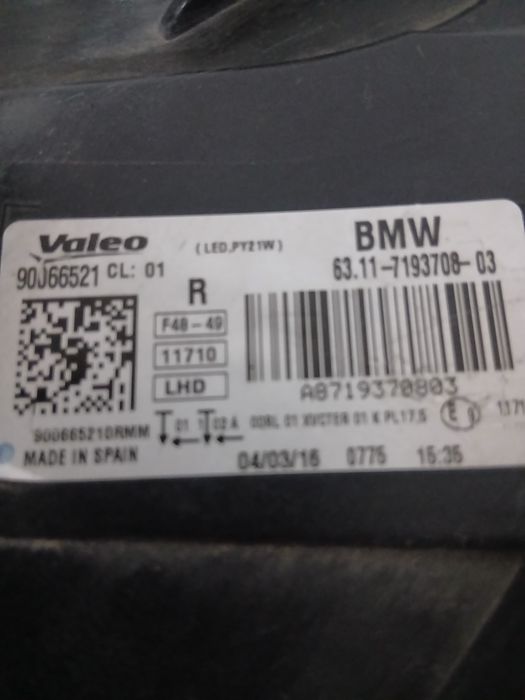 Farol BMW X1 U11  e  F48
