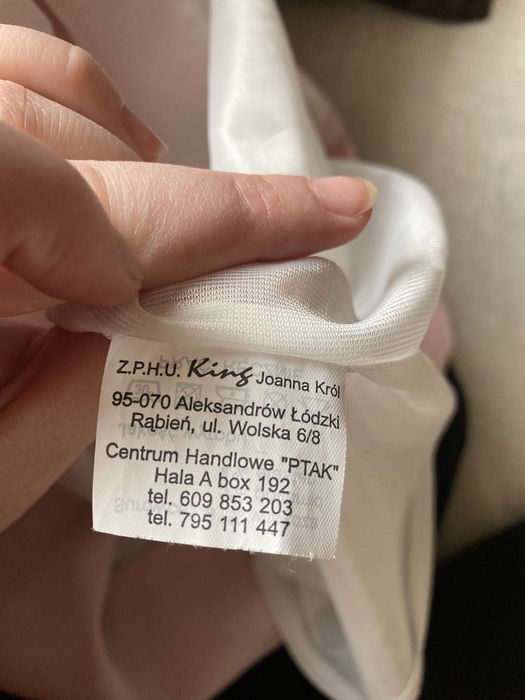 Prosta sukienka różowa