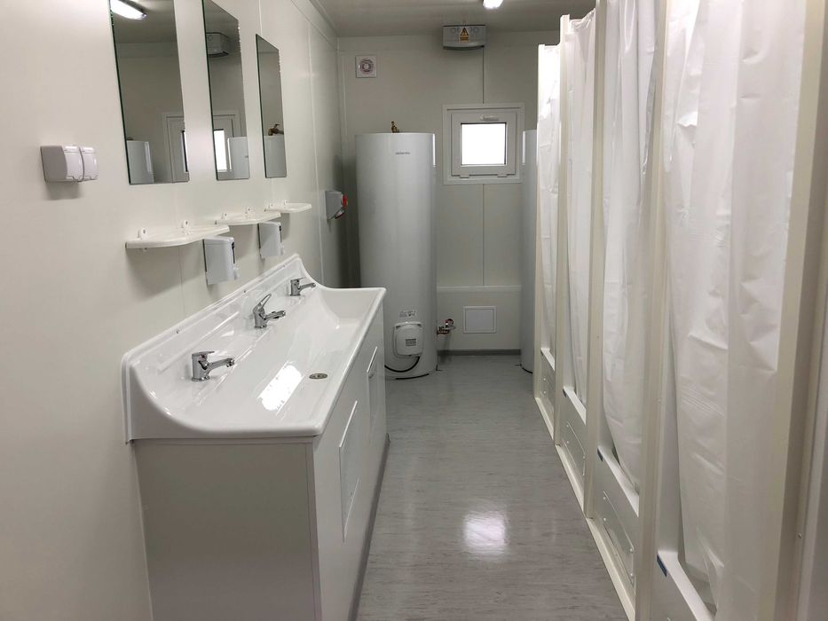 Kontener Sanitarny MZ 20 - prysznice i umywalka